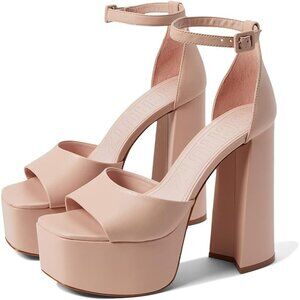 Schutz Lenne Nappa Leather Sandal, Size 8B, Run Big, Good for 8.5-9